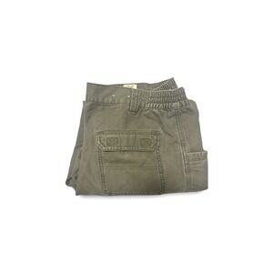Red Head Brand Co Mens Olive Green Cargo Pants Elastic Waist M25PT037 36x32